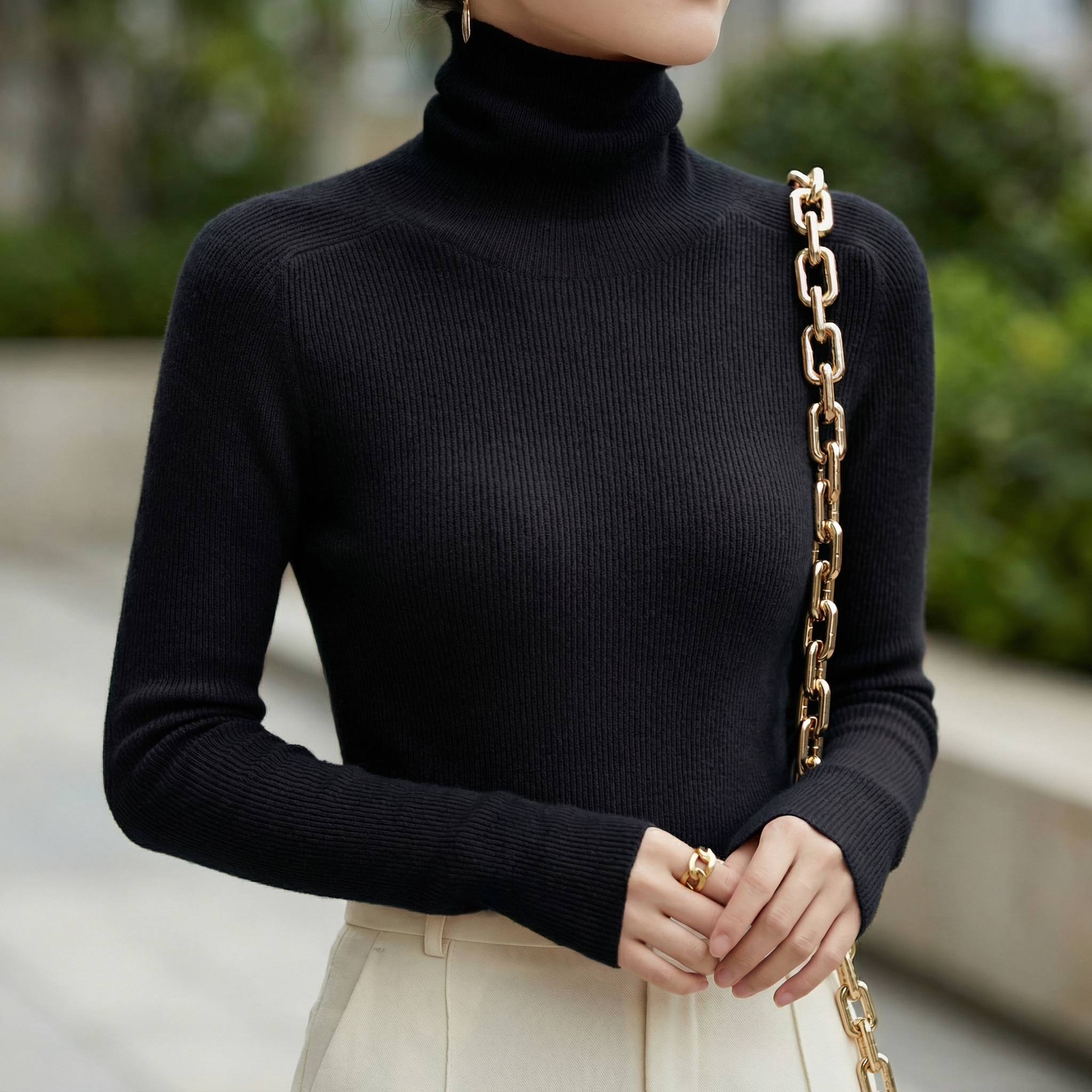 Aria Cashmere Turtleneck - Image 7