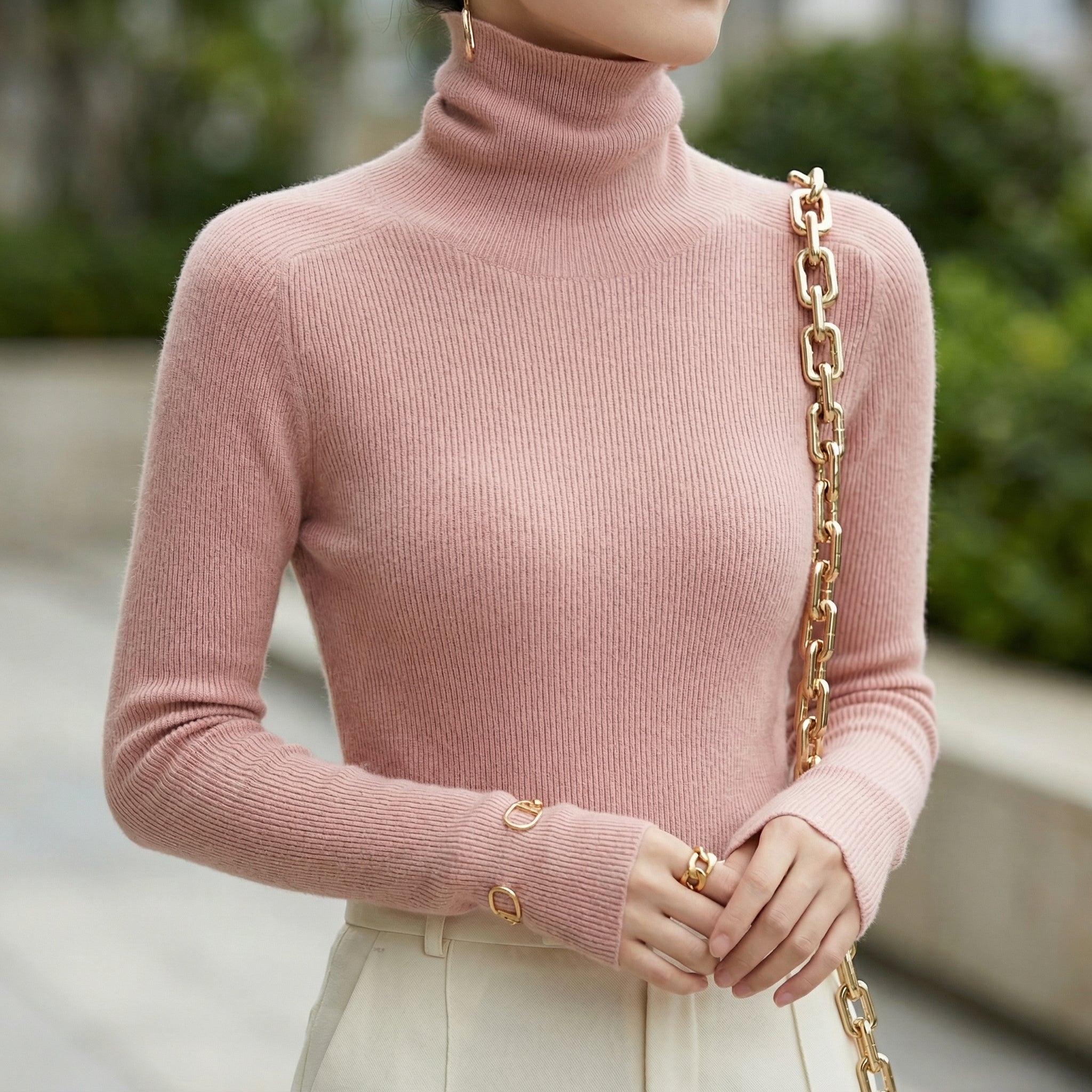Aria Cashmere Turtleneck - Image 4