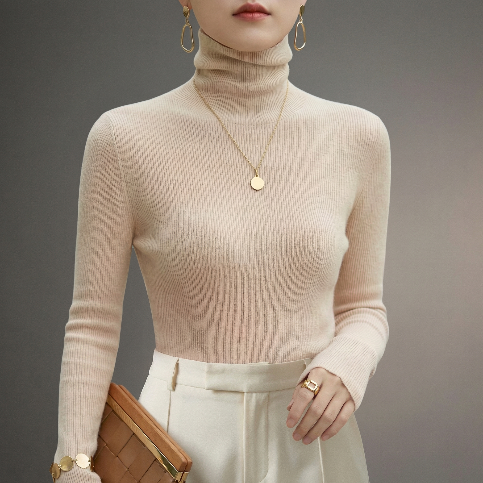 Mila Cashmere Turtleneck - Image 2