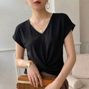 Hallie Viscose Twist Top - Image 5