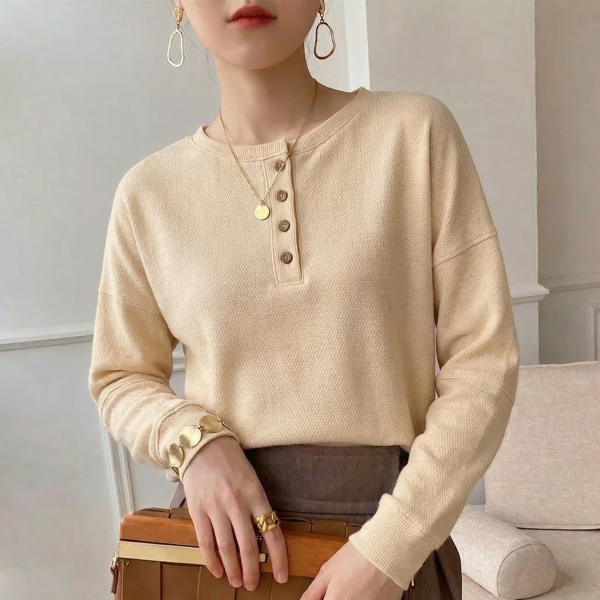 Winnie Waffle Knit Top