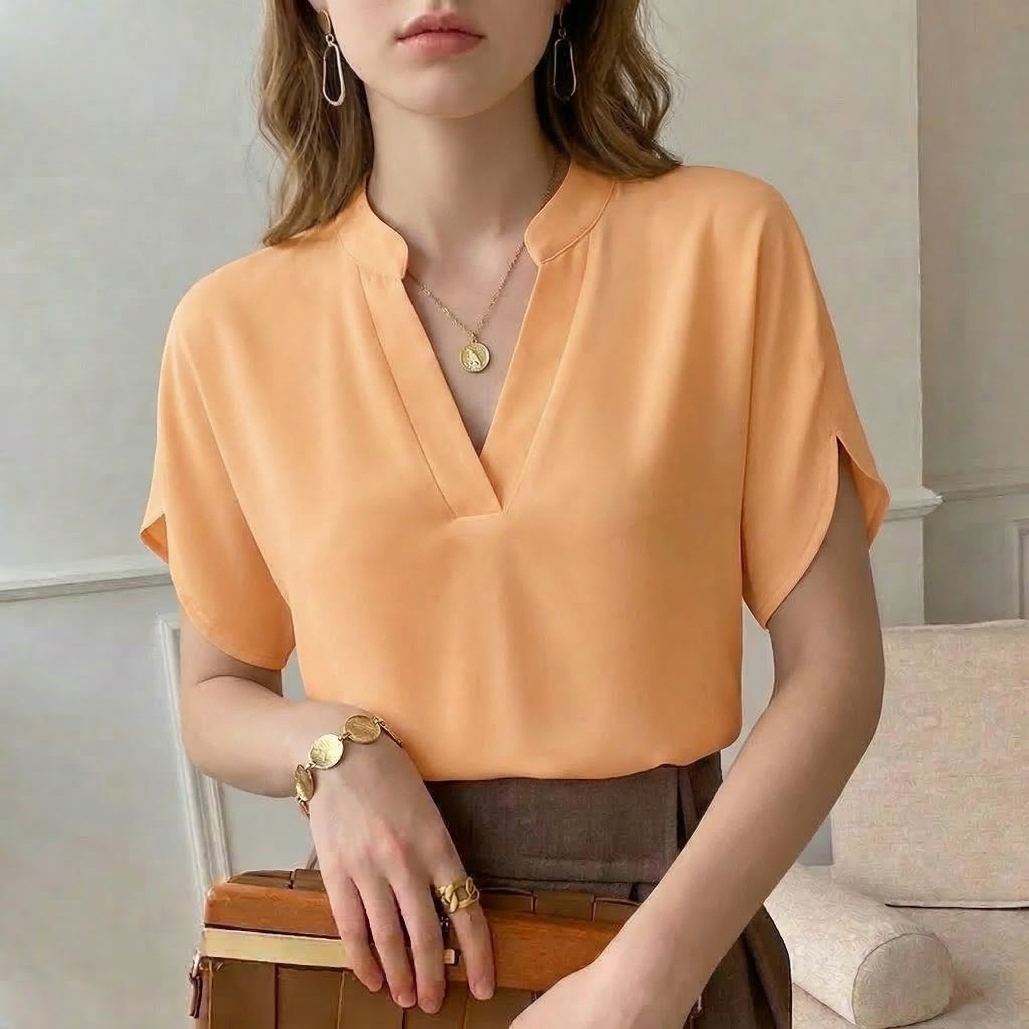 Becca Silk Blouse - Image 1