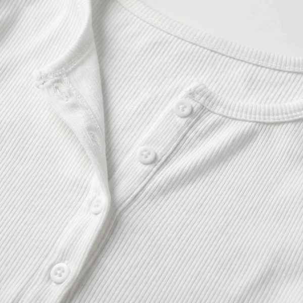 Aurelia Rib Cotton Henley