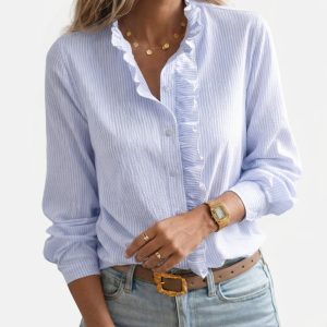 Harper Ruffle Detail Blouse