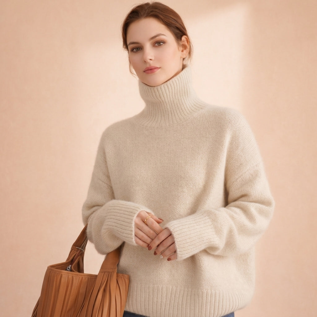 Novella Cashmere Turtleneck - Image 1