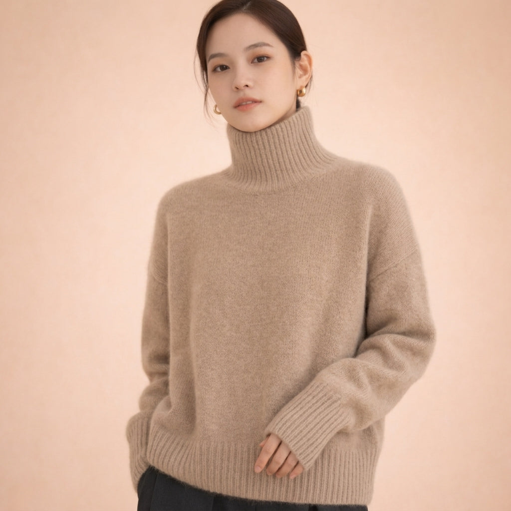 Novella Cashmere Turtleneck - Image 3