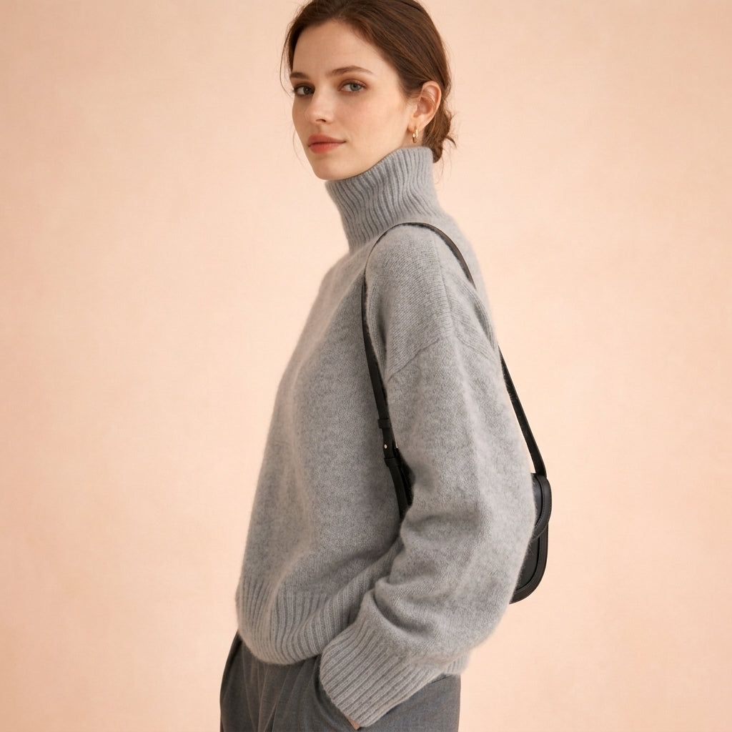 Novella Cashmere Turtleneck - Image 6