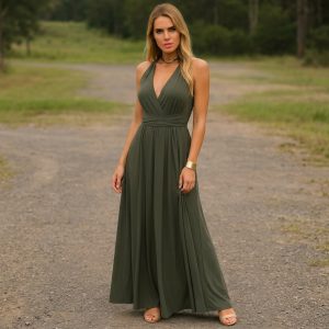 Elmirae Flowing Maxi Dress - Image 3