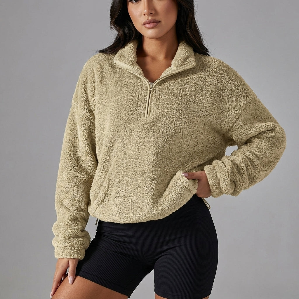 Velora Cashmere Half-Zip - Image 2