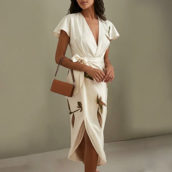 Inaya Silk Wrap Dress
