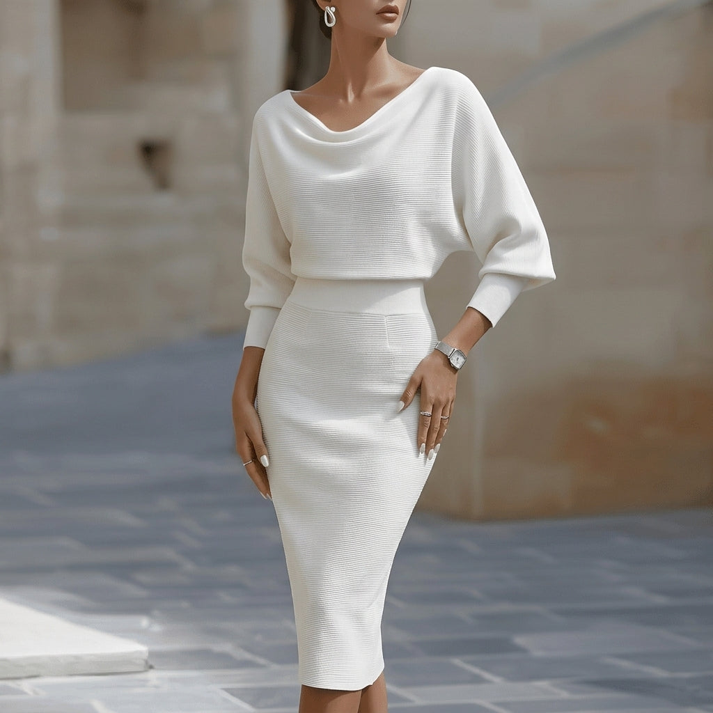 Eloise Silk Midi Dress - Image 1