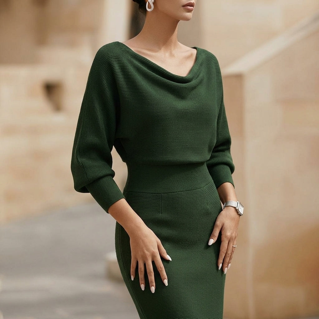 Eloise Silk Midi Dress - Image 3
