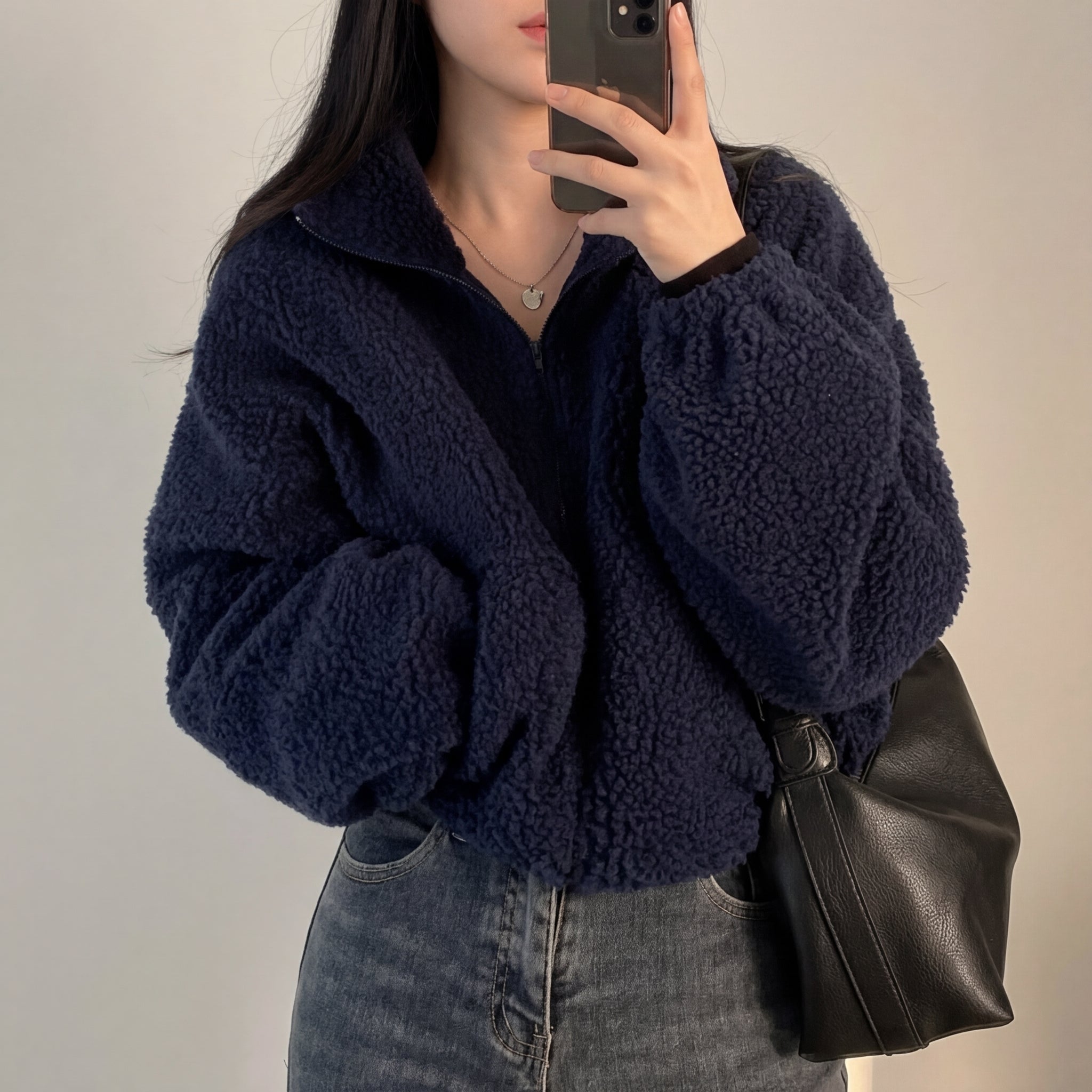 Serafina Sherpa Fleece Jacket - Image 3