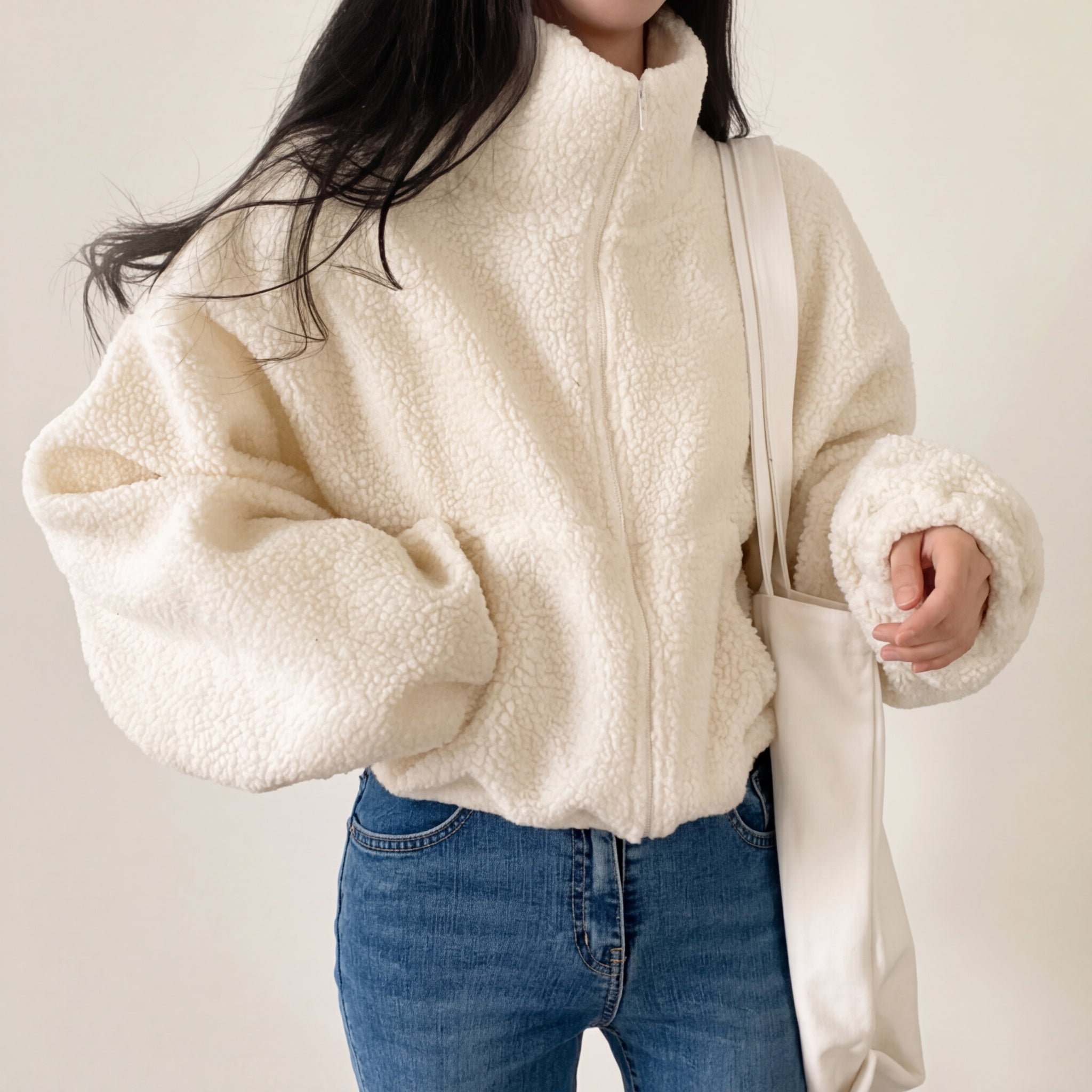 Serafina Sherpa Fleece Jacket - Image 4