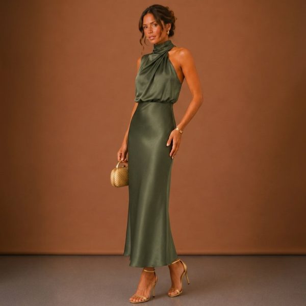 Soraya Satin Maxi Dress