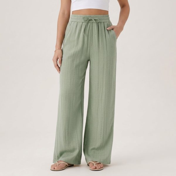 Marisol Linen Wide-Leg Pants