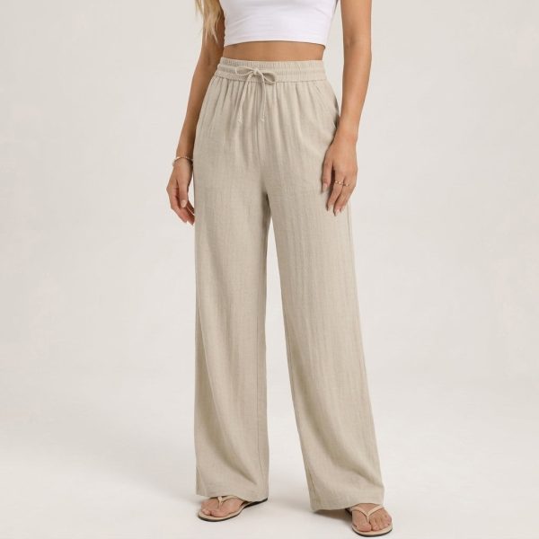 Marisol Linen Wide-Leg Pants