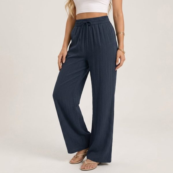 Marisol Linen Wide-Leg Pants