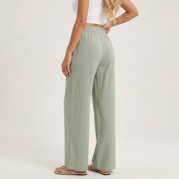 Marisol Linen Wide-Leg Pants