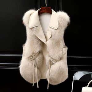 Lumi??re Faux Fur Gilet