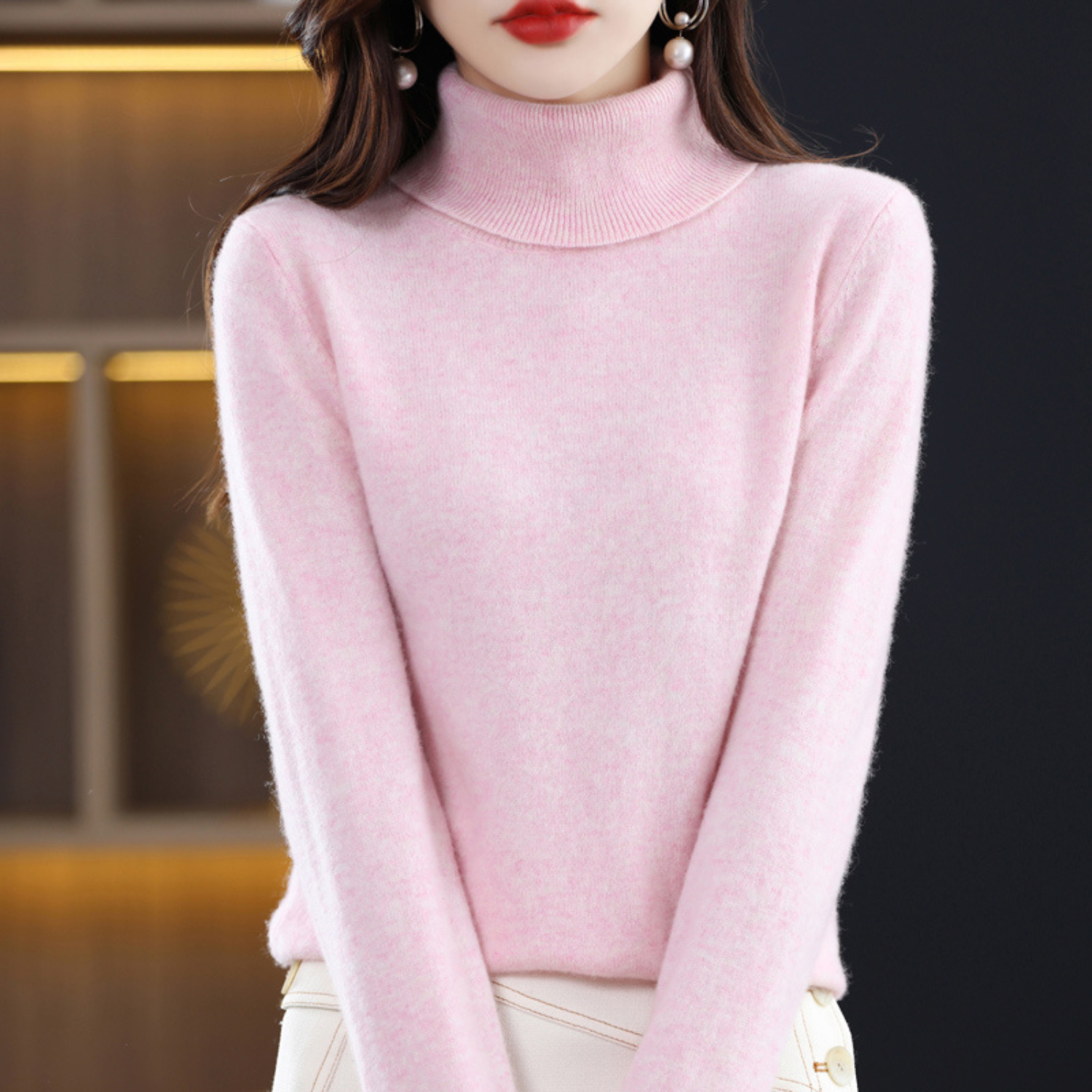 Elena Cashmere Turtleneck - Image 7
