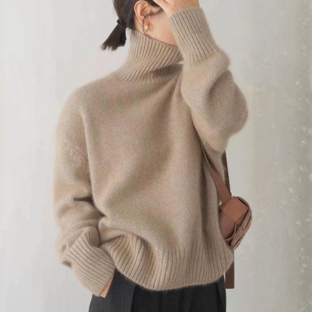 Marais Cashmere Turtleneck Sweater - Image 1