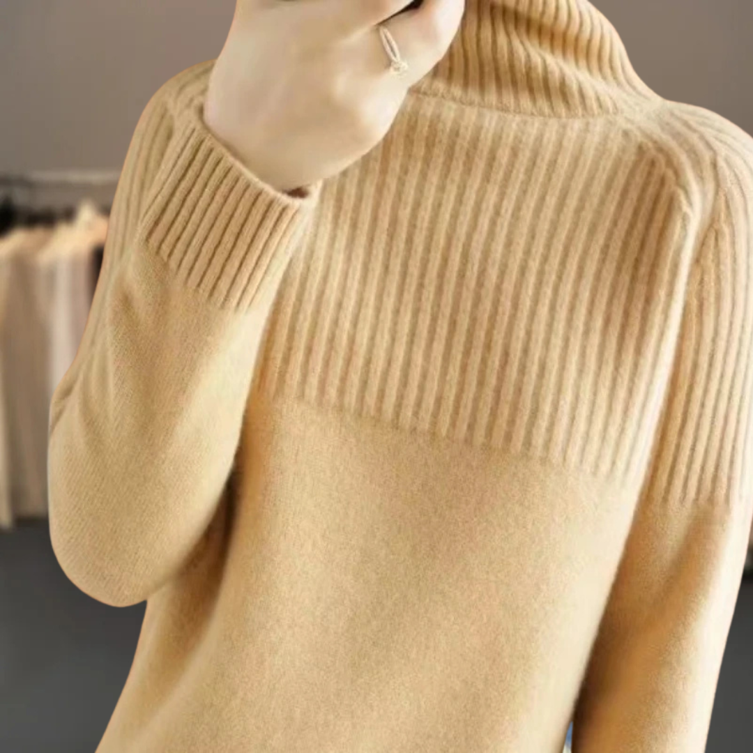 Aria Ribbed Turtleneck - Image 4