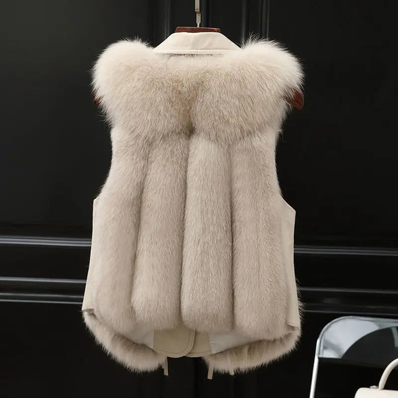 Lumi??re Faux Fur Gilet - Image 3