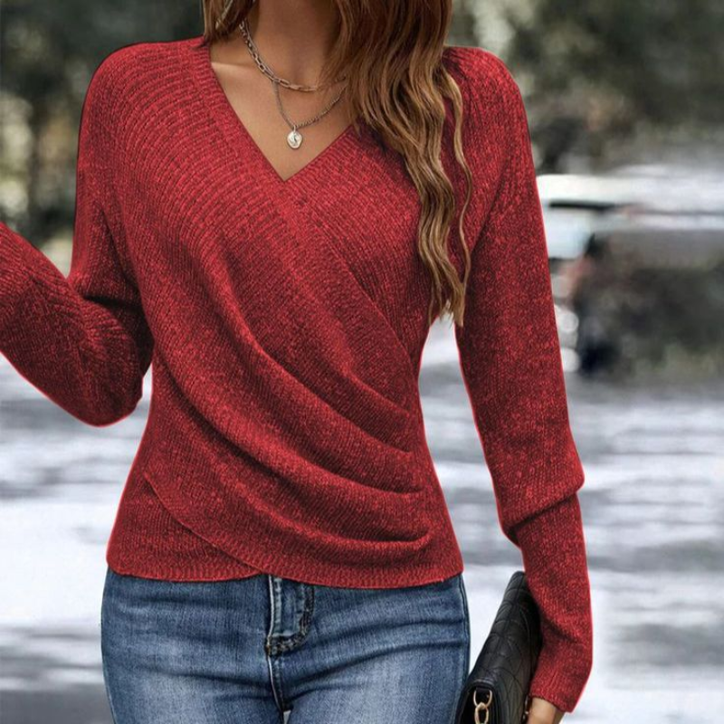 Velisse | Wrap Knit Sweater - Image 4