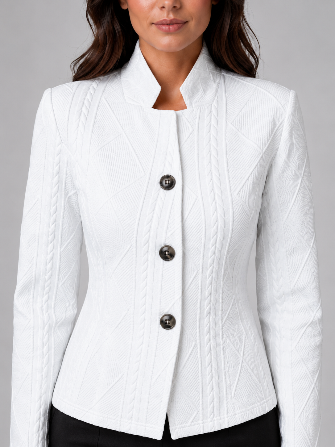Mireille Textured Blazer - Image 3
