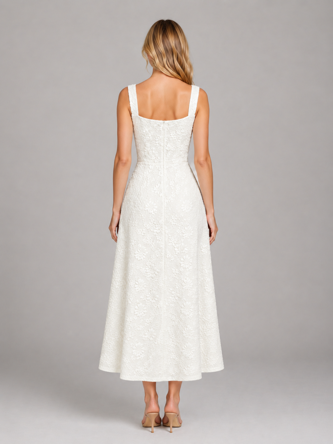Cosima Jacquard Midi Dress - Image 2