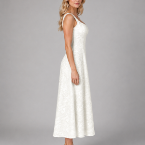 Cosima Jacquard Midi Dress - Image 4
