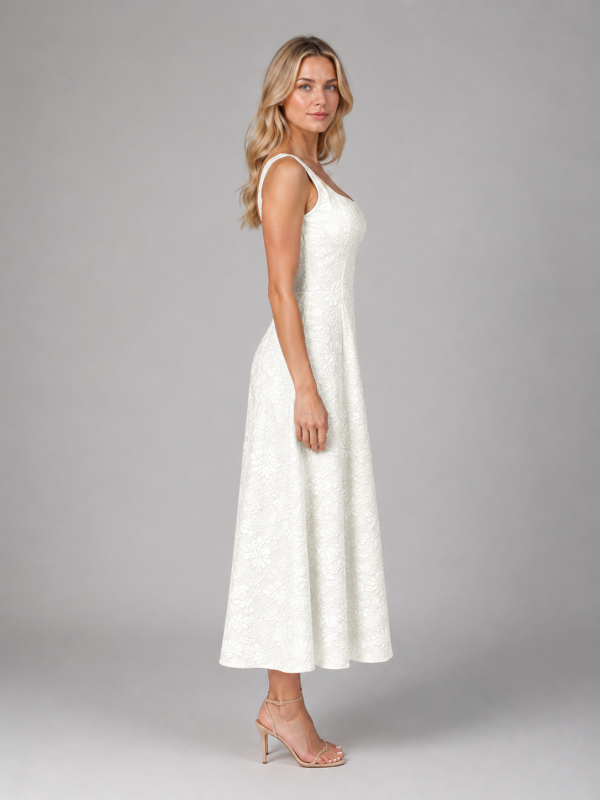 Cosima Jacquard Midi Dress
