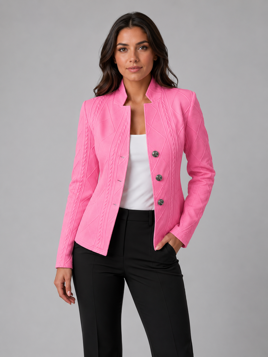Mireille Textured Blazer - Image 5