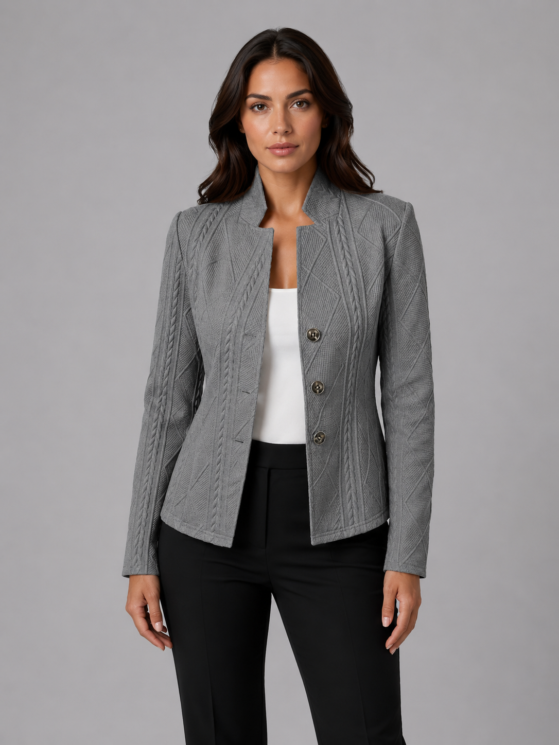 Mireille Textured Blazer - Image 6