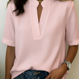 Elowen | Elegant V-Neck Blouse - Image 4