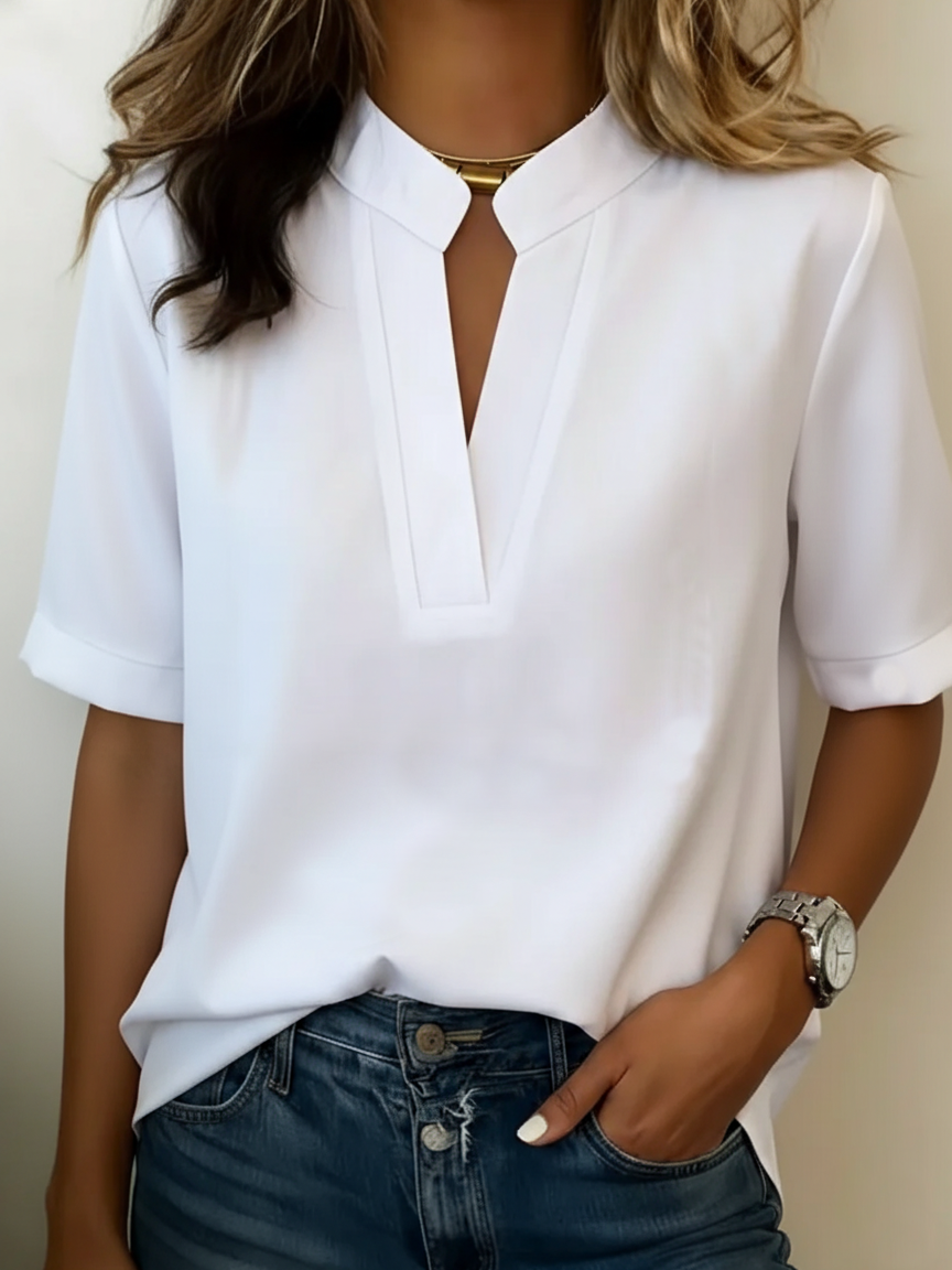 Elowen | Elegant V-Neck Blouse - Image 7