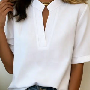 Elowen | Elegant V-Neck Blouse - Image 8