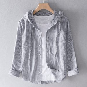 Lunessa | Elegant Women's Linen Blouse - Image 3