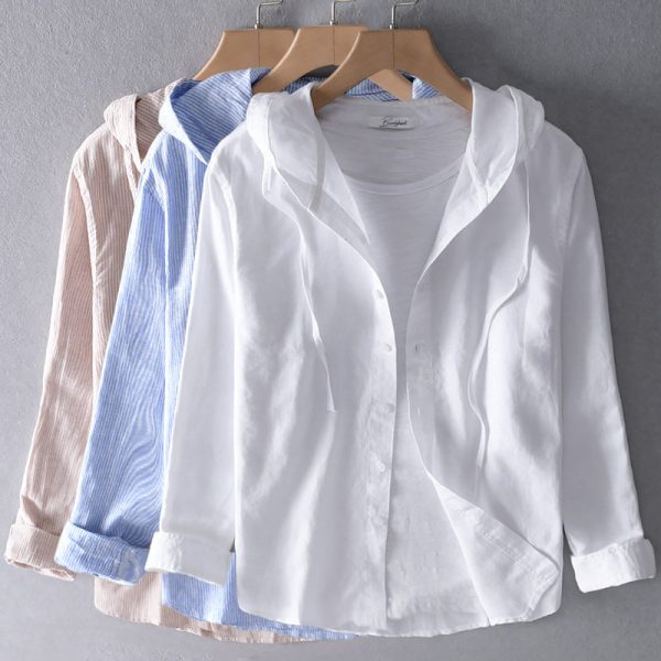 Lunessa | Elegant Women's Linen Blouse