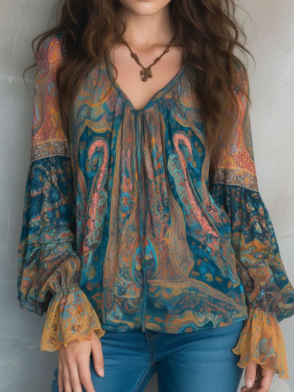 Cyrano | Elegant Flowy Womens Blouse