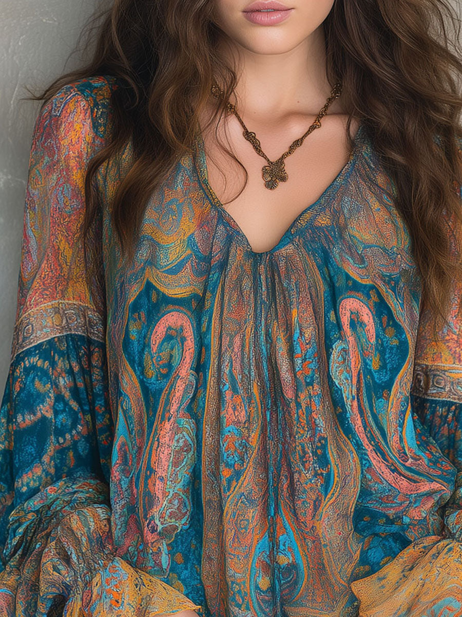Cyrano | Elegant Flowy Womens Blouse - Image 7