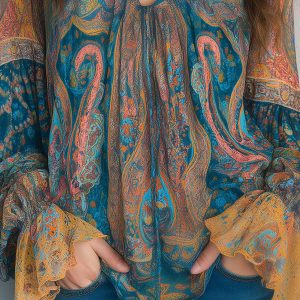 Cyrano | Elegant Flowy Womens Blouse - Image 8
