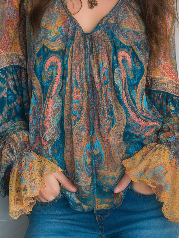 Cyrano | Elegant Flowy Womens Blouse