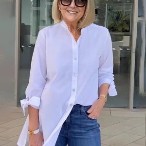 Elyra | Longline Tunic Blouse - Image 3