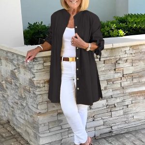 Elyra | Longline Tunic Blouse - Image 4