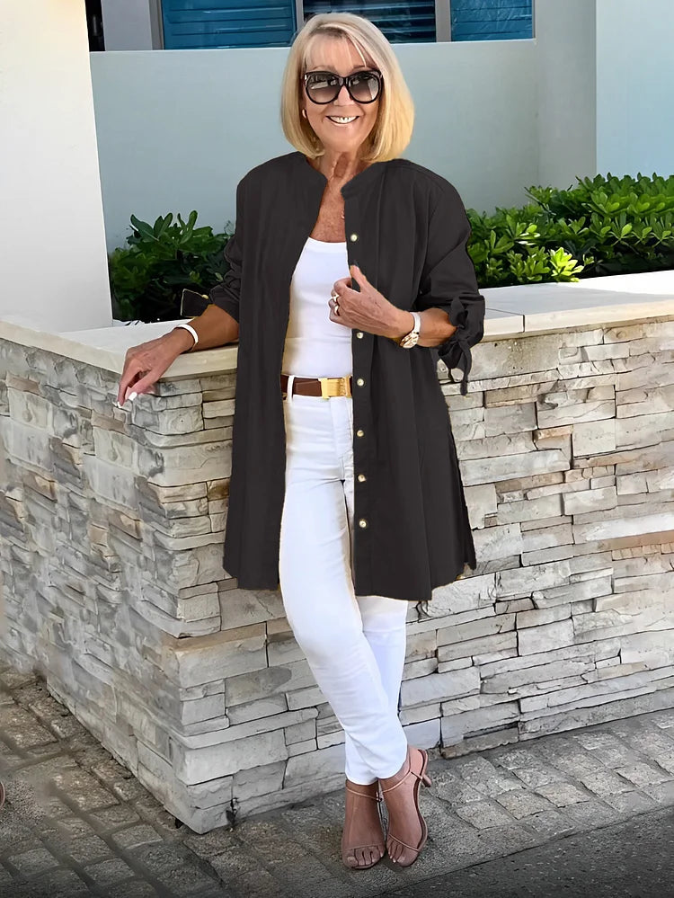 Elyra | Longline Tunic Blouse - Image 4