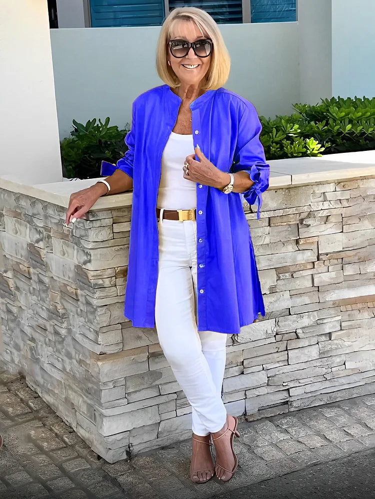 Elyra | Longline Tunic Blouse - Image 5