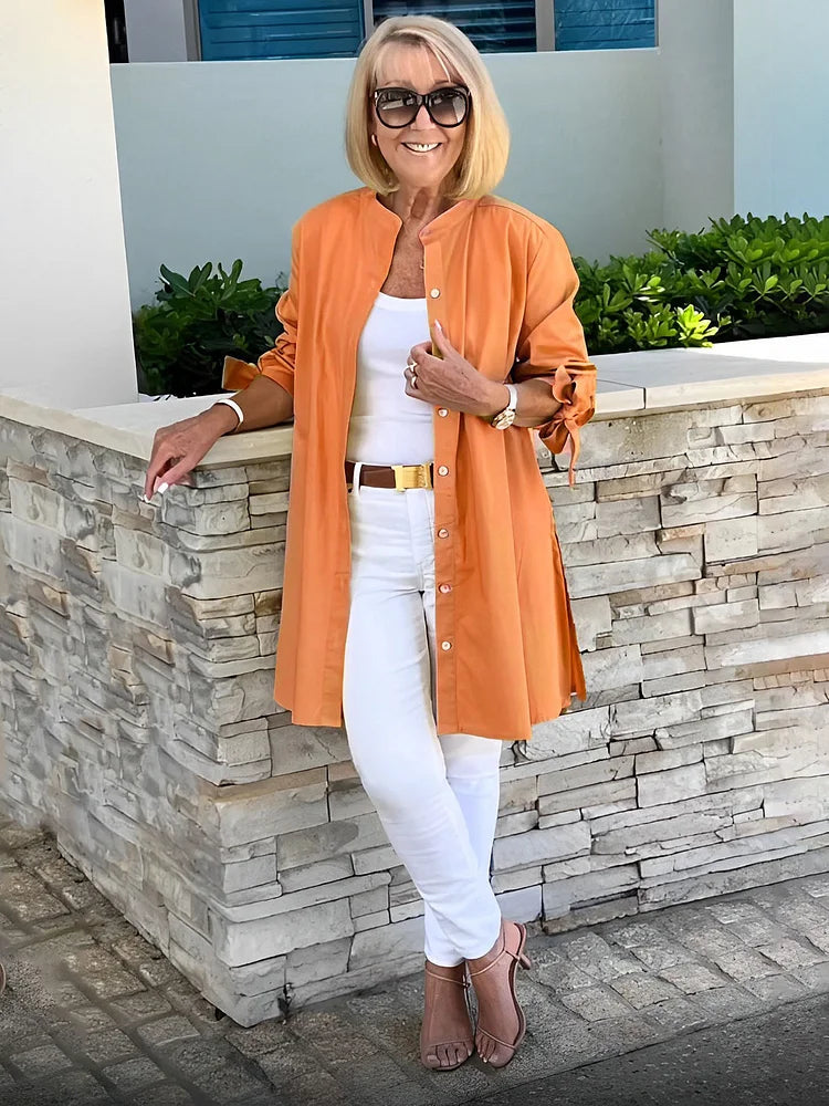 Elyra | Longline Tunic Blouse - Image 6