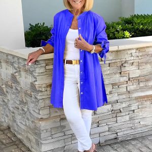 Elyra | Longline Tunic Blouse - Image 7
